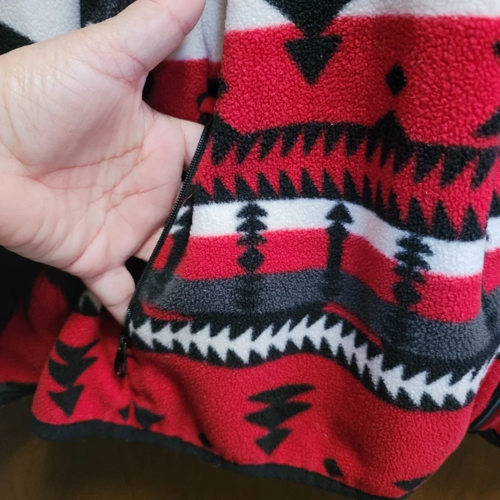 Sz 2x Lauren Active Ralph Lauren South West Tribal Fleece Full Zip Jacket - Picture 6 of 11